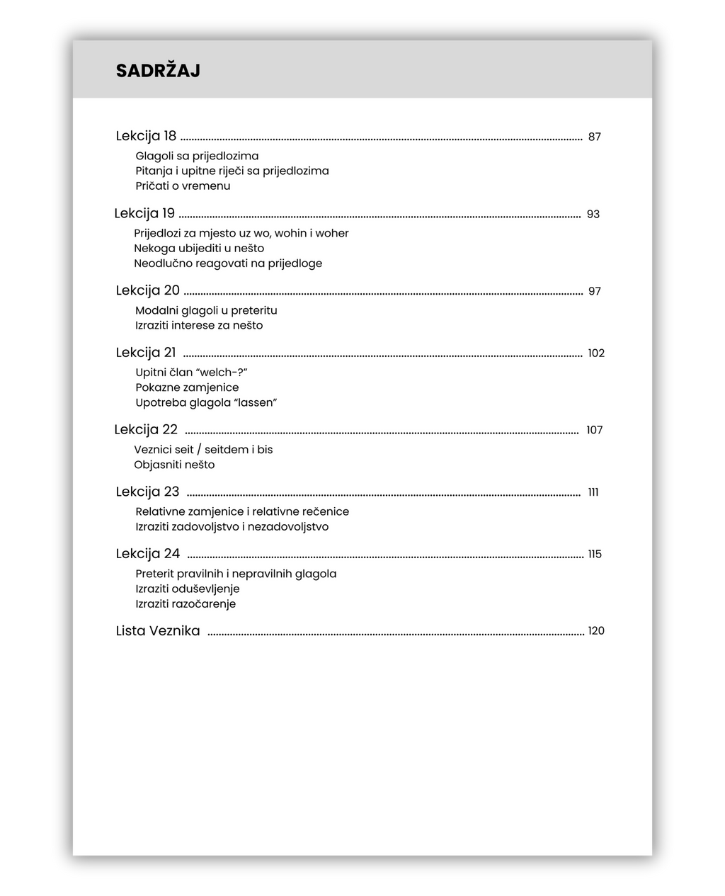 A2 KNJIGA KURS